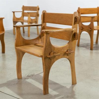 Set of Four 1950s Brazilian Armchairs