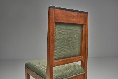 Set of Four Amsterdamse School Dining Chairs The Netherlands ca 1920s