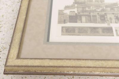 Set of Four Architectural Engravings in the Manner of Piranesi