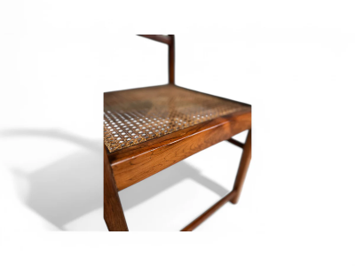 Set of Four Armchairs in Rosewood Caning Unknown 1960s Lot 79 186