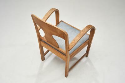 Set of Four Art Deco Dining Chairs Europe Early 20th Century