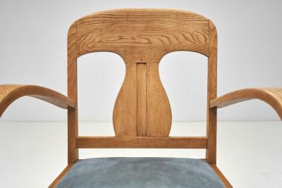 Set of Four Art Deco Dining Chairs Europe Early 20th Century