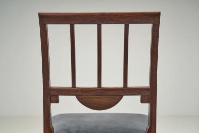 Set of Four Art Deco Dining Chairs Europe First half of the 20th Century