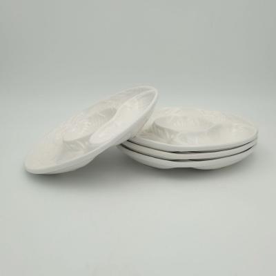 Set of Four Artichoke Plates U S A circa 1950