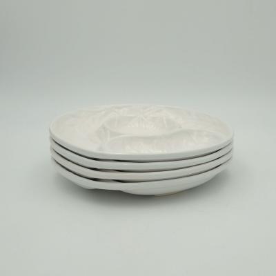 Set of Four Artichoke Plates U S A circa 1950