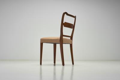 Set of Four Beech Dining Chairs Europe Mid 20th Century