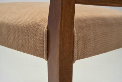 Set of Four Beech Dining Chairs Europe Mid 20th Century