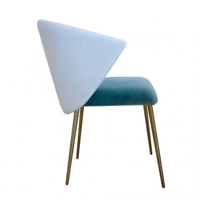 Set of Four Contemporary Modern Cotton Velvet Italian Chairs