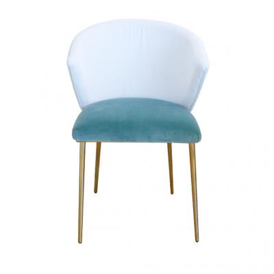 Set of Four Contemporary Modern Cotton Velvet Italian Chairs