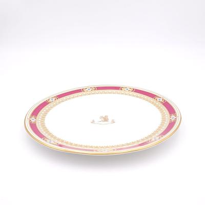 Set of Four Davenport Staffordshire Plates circa 1840