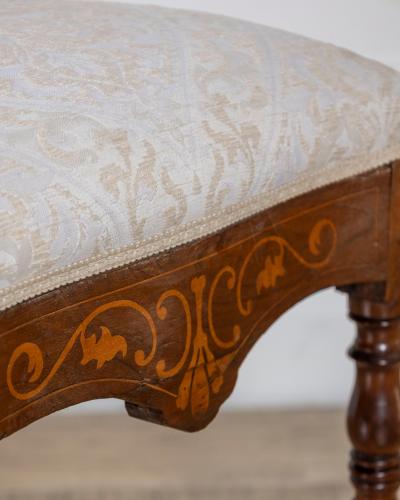 Set of Four Early 19th Century Charles X Inlaid Chairs