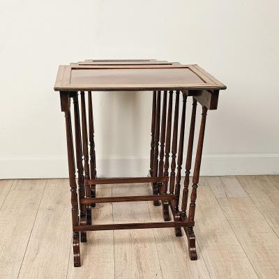 Set of Four English Regency Nesting Tables