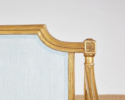 Set of Four George III Giltwood Armchairs