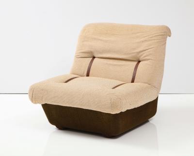 Set of Four Italian 1970s Lounge Chairs by Lev Lev