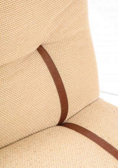 Set of Four Italian 1970s Lounge Chairs by Lev Lev