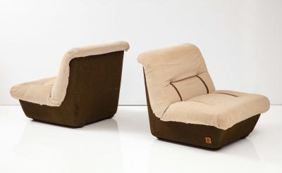 Set of Four Italian 1970s Lounge Chairs by Lev Lev