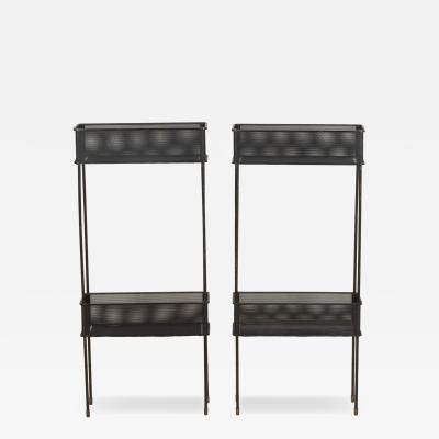 Set of Four Mid Century French Stackable Planters by Mathieu Mat got