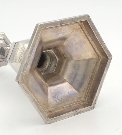 Set of Four Reed Barton Silver Plated Candlesticks U S A circa 1900