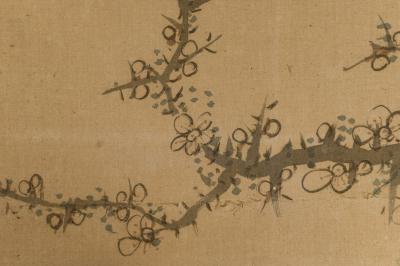 Set of Four Sliding Doors Fusuma Venerable Plum