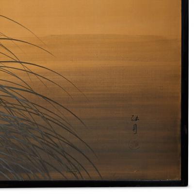 Set of Four Sliding Doors Fusuma Wild Grasses