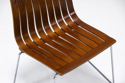 Set of Four T nnestav Dining Chairs by Kjell Richardsen for Tynes M belfabrikk