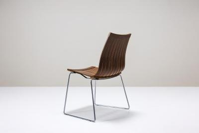 Set of Four T nnestav Dining Chairs by Kjell Richardsen for Tynes M belfabrikk