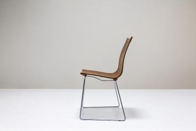 Set of Four T nnestav Dining Chairs by Kjell Richardsen for Tynes M belfabrikk