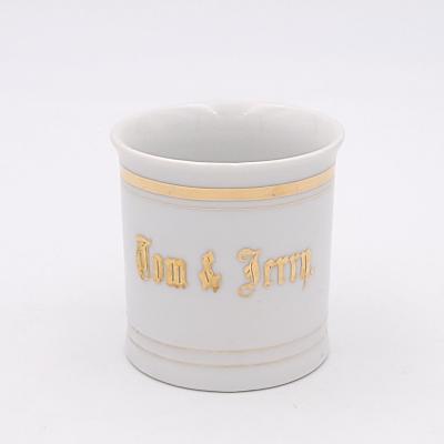 Set of Four Vintage Coffee Mugs with Gilding Japan circa 1900