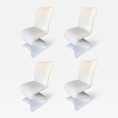 Set of Four Z Shaped Chairs