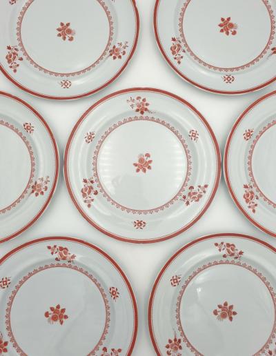 Set of Fourteen Spode Gloucester Dinner Plates England circa 1920
