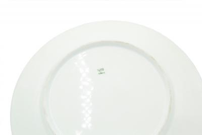 Set of French Victorian Porcelain Dinner Plates