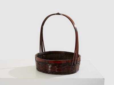 Set of Ikebana Bamboo Baskets Maeda Chikub sai Meiji Period