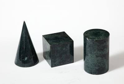 Set of Lacquered Vellum Drawing Forms Desk Accessories Italy 20th C 