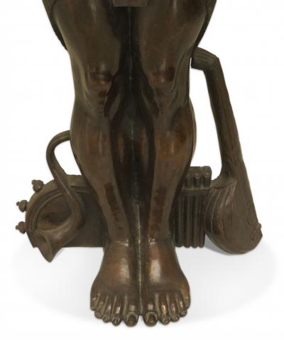 Set of Monumental Bronze Egyptian Figures