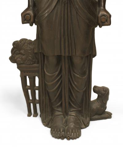 Set of Monumental Bronze Egyptian Figures