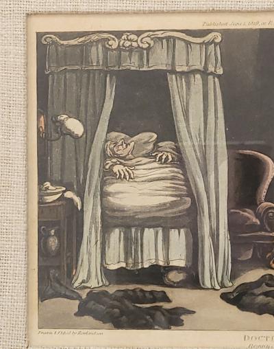 Set of Nine Engravings of The Tours of Doctor Syntax England circa 1800
