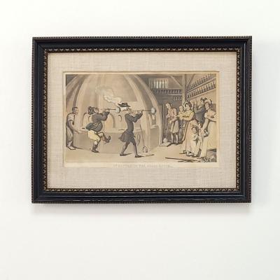 Set of Nine Engravings of The Tours of Doctor Syntax England circa 1800