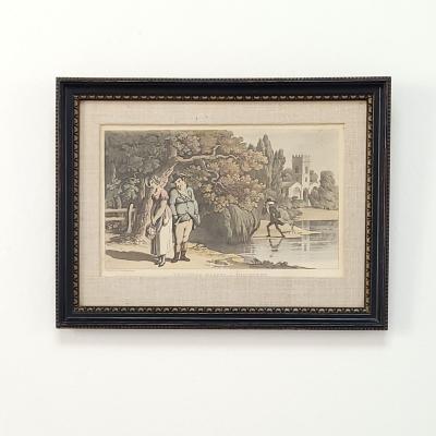 Set of Nine Engravings of The Tours of Doctor Syntax England circa 1800
