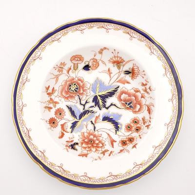 Set of Nine Royal Crown Derby Soup Bowls circa 1980