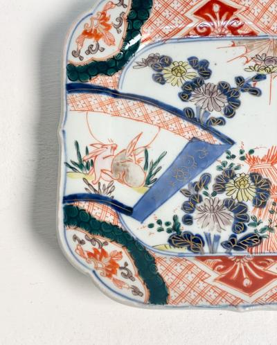 Set of Seven Imari Plates Japan circa 1880