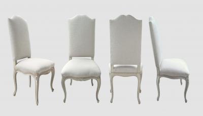 Set of Six 19th Century Louis XV Dining Chairs