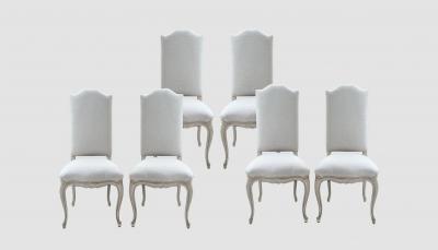 Set of Six 19th Century Louis XV Dining Chairs