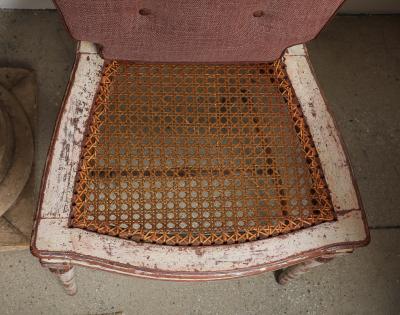 Set of Six 19th c Gustavian Dining Chairs