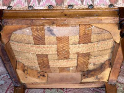 Set of Six 19th c Tuscan Walnut Chairs