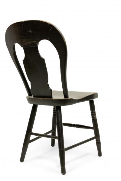 Set of Six American Federal Hitchcock Side Chairs