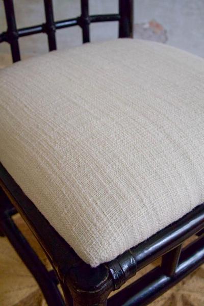 Set of Six Bamboo Chairs 1980s