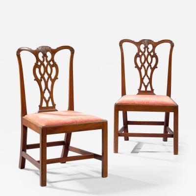 Set of Six Chippendale Side Chairs England Circa 1775