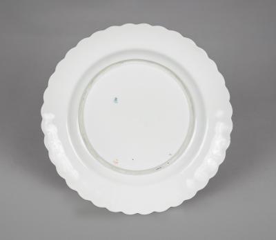 Set of Six Copeland Cobalt Blue Plates