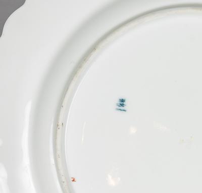 Set of Six Copeland Cobalt Blue Plates