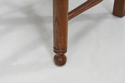 Set of Six Dining Chairs Upholstered in Sheepskin Europe ca 1960s